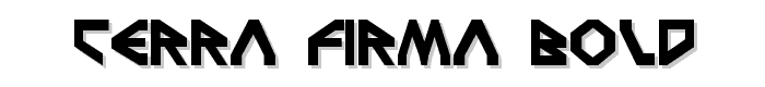 Terra Firma Bold font